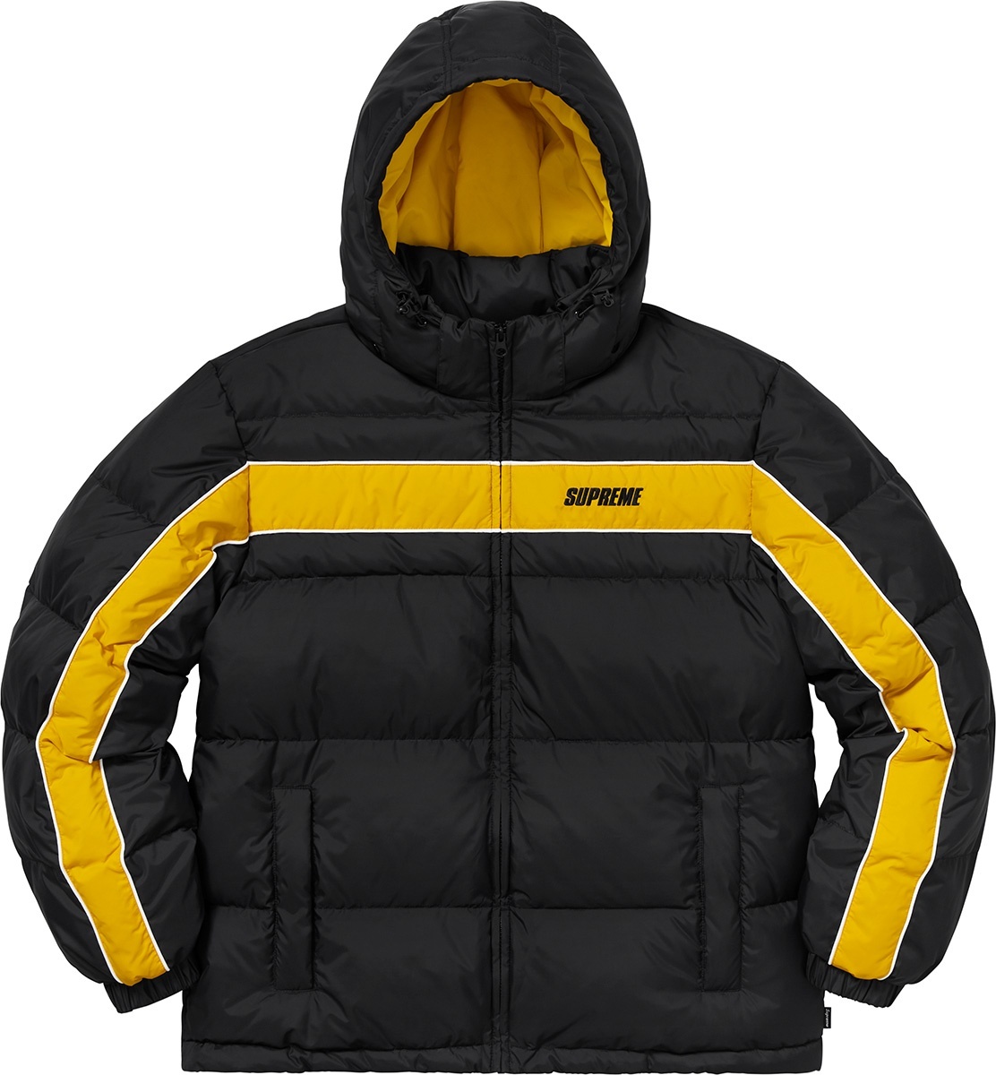 Stripe Panel Down Jacket view 18